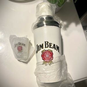 ✨NEW✨Jim Beam Shaker Tin + shot glass